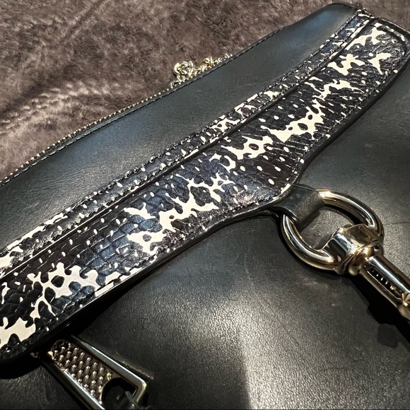 Rebecca Minkoff Convertible MAC “Morning After Clutch” Bag. Black Leather. - Picture 12 of 12